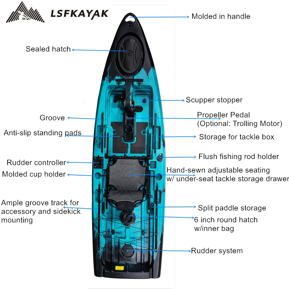 Best Fishing Boat 2024 New Exp - огляд і ціна Fishing Kayak Pedal Drive